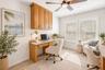 Virtually Staged: Bedroom 2 - Home Office with dual desks