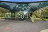 Covered play equipment at the park is a 3 minute walk from your front door