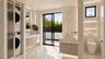 Primary bath, virtually staged