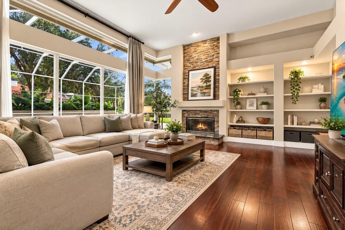Family Room – Virtually Staged