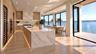 Kitchen and dining room, virtually staged