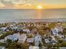 Aerial sunset view