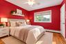 Bedroom virtually staged