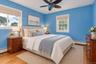 Bedroom virtually staged
