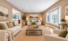 Living room virtually staged