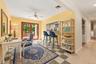 Virtually staged as a home office to showcase the room’s versatility and potential as a comfortable, dedicated workspace.
