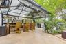 Covered bar 14 feet 6 inches long with Terracotta marble top