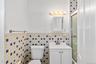 First floor bathroom, refreshed in the past 2 years.