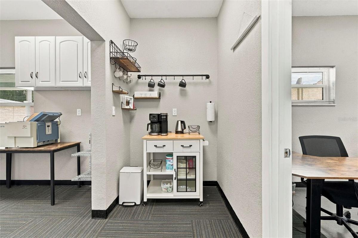 Coffee Station in Hallway/Common Area
