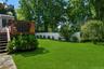 Beautiful backyard easily accessed by deck or lower level family room