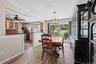 Open floor plan to large outdoor yard and large kitchen