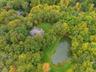 Aerial view of pond