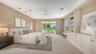 The primary suite occupies its own private level with generous proportions, custom built ins and a separate sitting area.