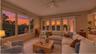 The family room becomes a front row seat to Sarasota's spectacular evening skies.