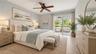 Guest bedroom virtually staged.