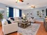 Living room Virtually staged