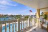 Virtually staged Balcony view from living room