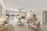 virtually staged living room