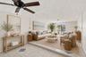 Virtually staged Lounge
