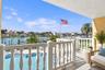 Virtually staged Balcony view from living room