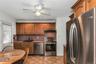Kitchen With Maple Cabinets and Stainless Steel Appliances
