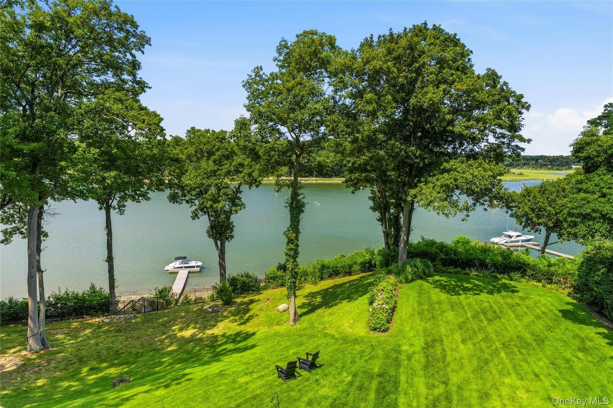 Yard with waterviews