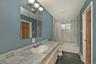 Upper Remodeled bath includes Tub, Window, Toilet, Tiles