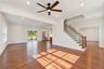 Virtually Staged - Entrance. First Floor will have hardwoods. Railings will have black spindles and oak railing.