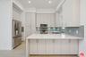 Island seating/storage, quartz