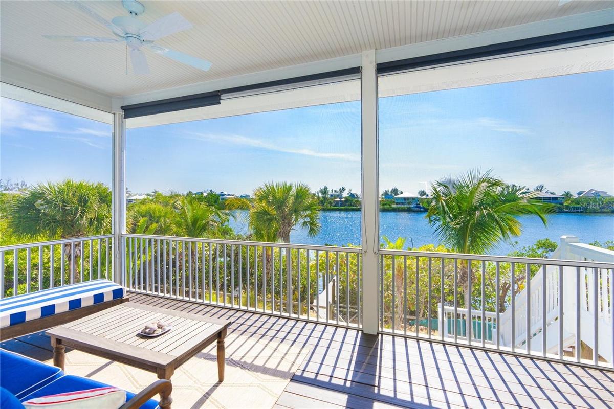 Rear Deck and View of Kettle Harbor.