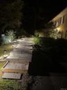 Walkway well lit