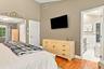 Hardwood-flooring throughout, high vaulted ceiling, and recessed lighting