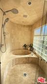 Primary Bathroom Shower and Tu