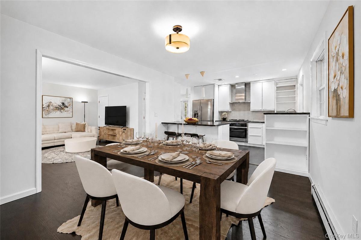 Formal dining room.