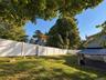 Fenced in backyard