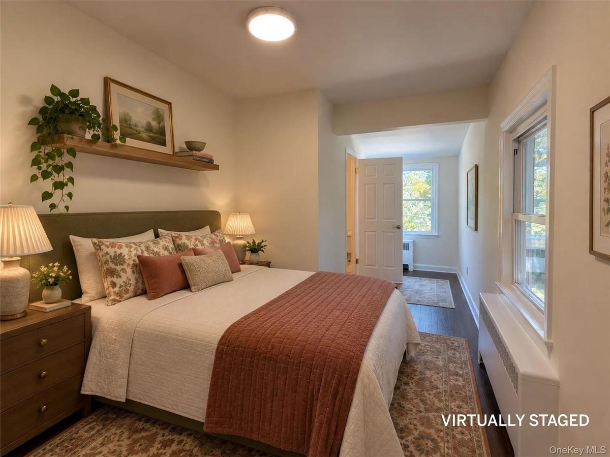 VIRTUALLY STAGED first floor bedroom