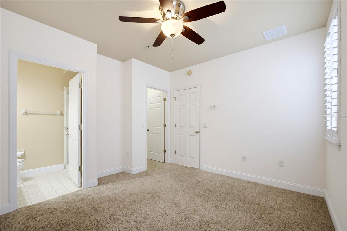 First Floor Bedroom with Walk-in Closet