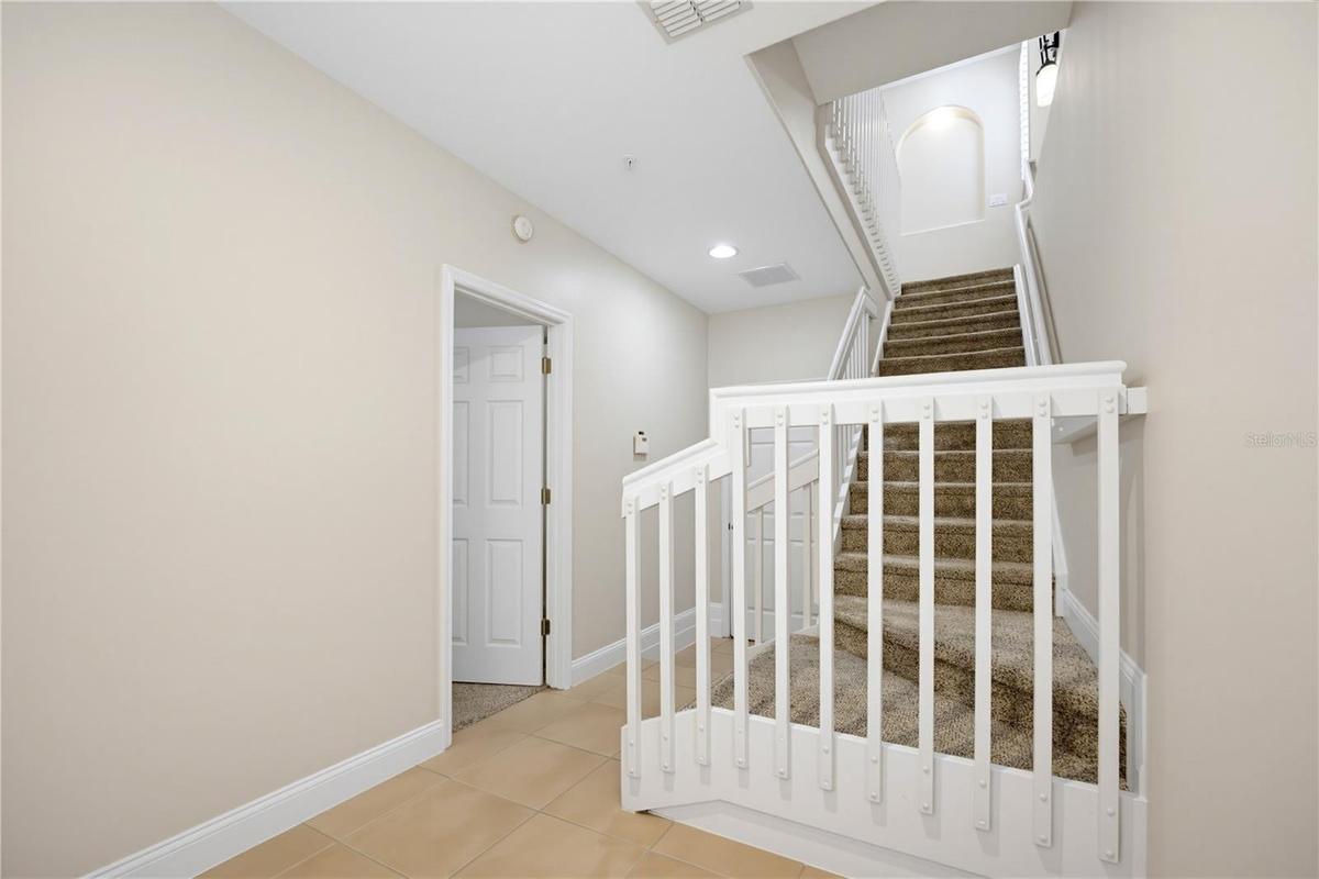 Stairs to the Second Floor