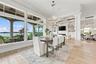 DINING AREA WITH VIEWS OF LAKE DOWN