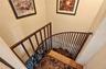 Spiral Staircase to Six Car Garage