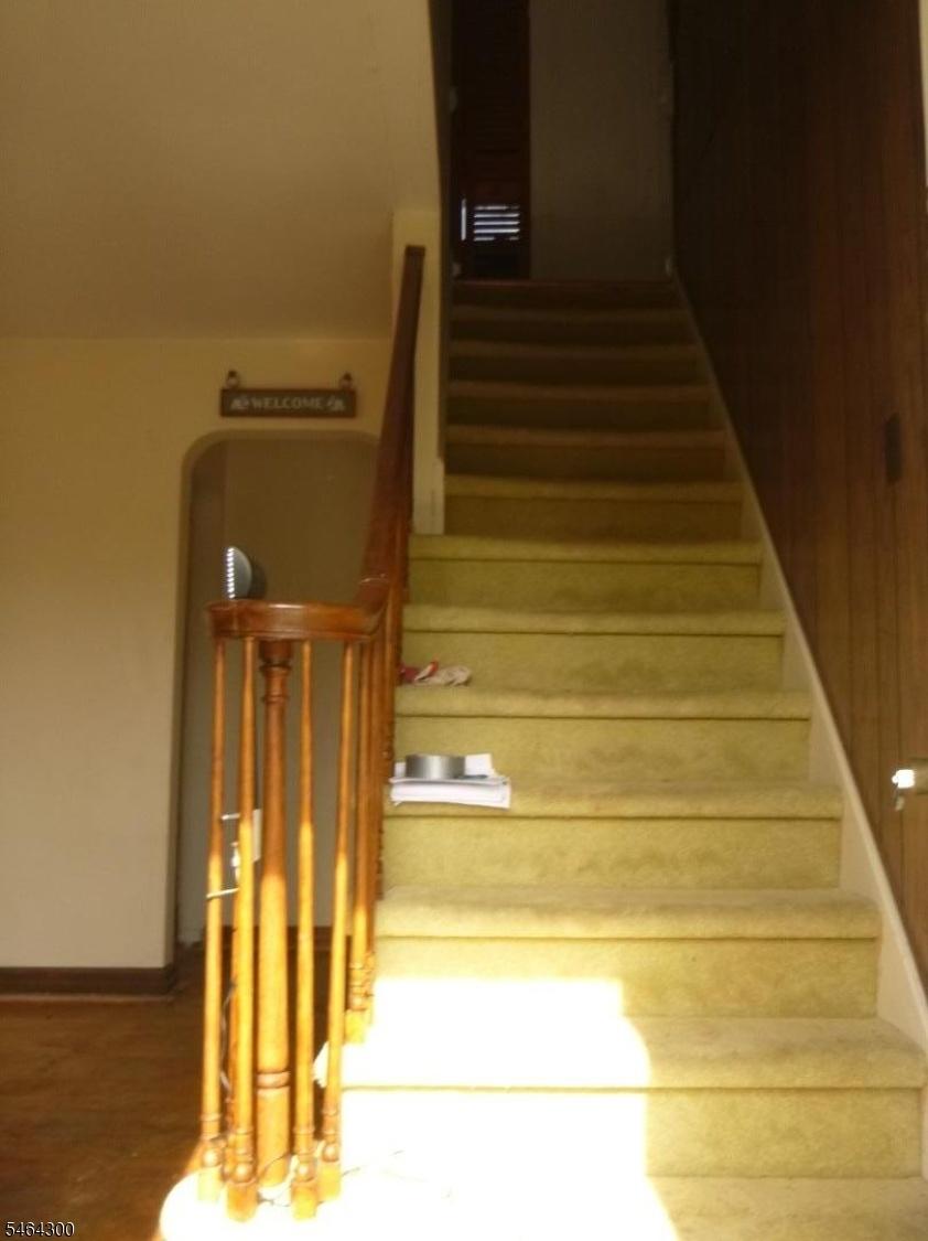 upstairs