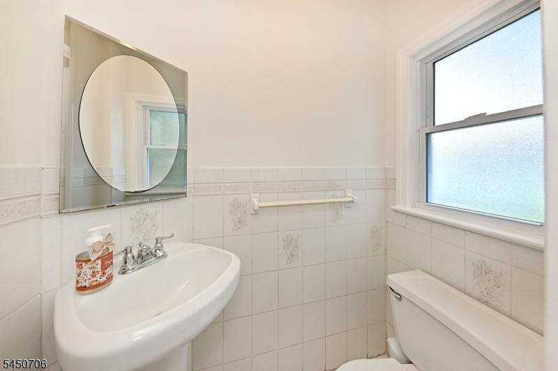 First floor powder room
