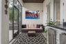 back porch (virtually staged TV)
