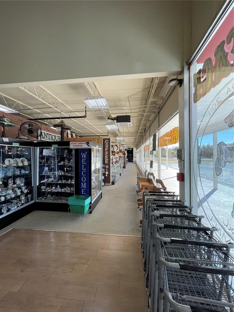 Front entry and checkout area