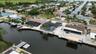 aerial view towards Anna Maria sound with easy access to the Gulf of Mexico.