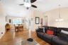 Living Rm/ Dining Rm Open Fl