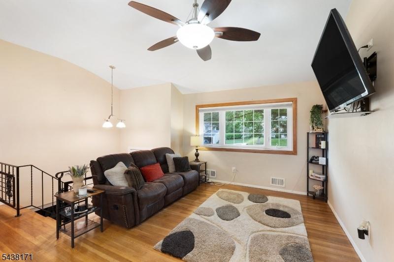 Gleaming Wood Floors in LR