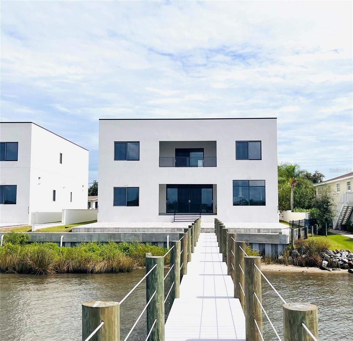 REAR ELEVATION OF HOME