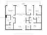 Residence H floor plan: 3BR + den, 3BA | 1,652 SF interior + 259 SF balcony