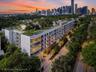 Aerial view of 2200 Brickell with the Miami skyline beyond - virtual twilight